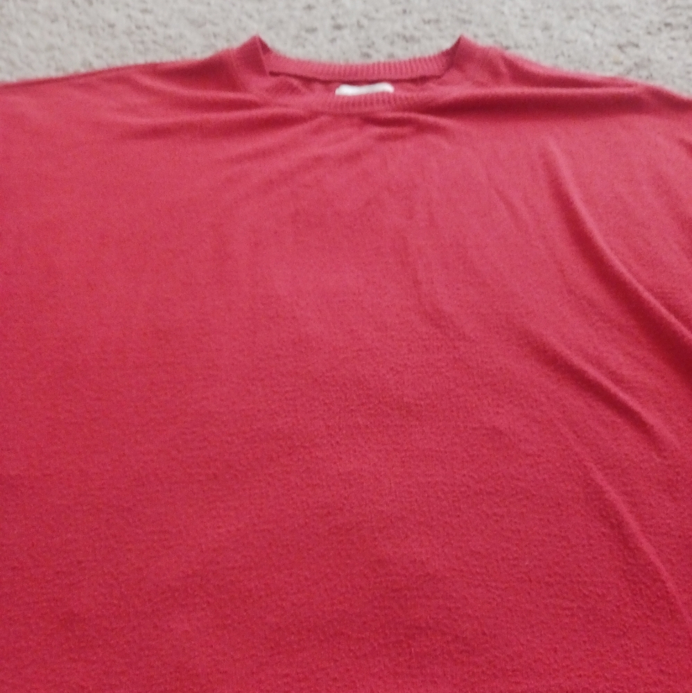 Lucky Brand Burnt Orange Crew Neck Sweater